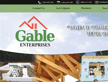 Tablet Screenshot of gable-enterprises.com